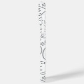 笑顔モダン顔スマイルパタスタイリッシューン白 Case-Mate iPhoneケース (裏面 / 左)