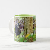 笑顔ヤギ ツートーンマグカップ (正面左)