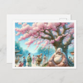 笑顔仏葉書 ポストカード (正面/裏面)