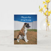 笑顔保で、あなたの日はいつも晴れていることを願う カード (黄色い花)