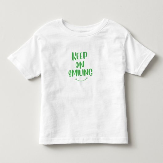 笑顔保で トドラーTシャツ (正面)