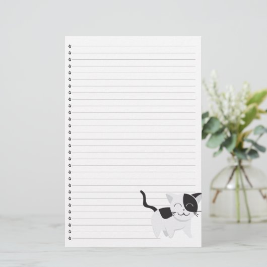 笑顔子猫並みペット文房具 便箋 (スタンド正面)