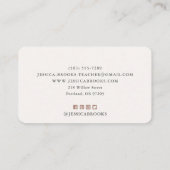 笑顔射撃、 発砲スタープリスクール先生 名刺 (裏面)