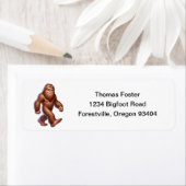 笑顔歩くビッグフット ラベル (インサイチュ)