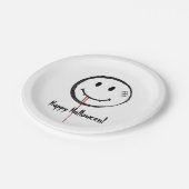 笑顔血ヴァンパイア紙プレート ペーパープレート (アングル)