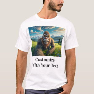 笑顔遊のビッグフット畑 Tシャツ