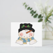 笑顔雪だるまTシャツとギフト (スタンド正面)