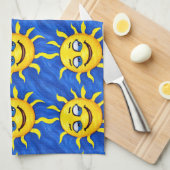 笑顔顔サニーサン キッチンタオル (四つ折り)