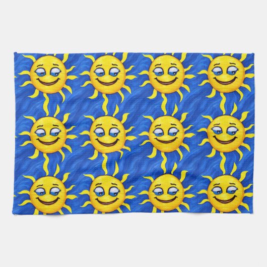 笑顔顔サニーサン キッチンタオル (横)