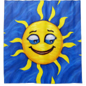 笑顔顔サニーサン シャワーカーテン (正面)