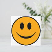 笑顔顔絵文字 カード (スタンド正面)