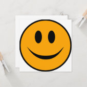 笑顔顔絵文字 カード (正面/裏面インサイチュ)