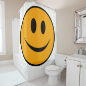 笑顔顔絵文字 シャワーカーテン (インサイチュ)