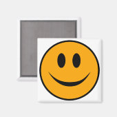 笑顔顔絵文字 マグネット (正面/裏面)