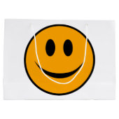 笑顔顔絵文字 ラージペーパーバッグ (裏面)