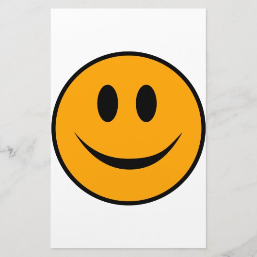 笑顔顔絵文字 便箋 (正面)