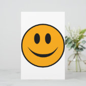 笑顔顔絵文字 便箋 (スタンド正面)