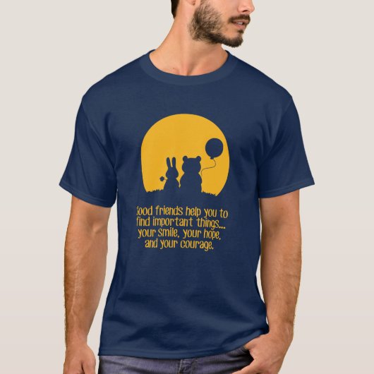 笑顔 希望 勇気 Tシャツ (正面)