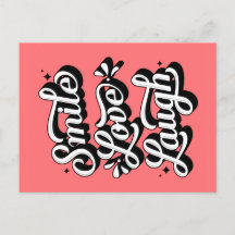 笑顔。愛.笑え。/ポストカード