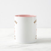 笑顔/笑う絵文字顔が親指を立てる。テンプレート. マグカップ (中央)