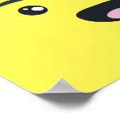 笑顔(絵文字) ポスター (角)