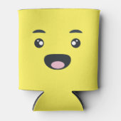 笑顔（絵文字） 缶クーラー (正面)