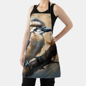 笑魅力的い：クーカブラの油絵を描 エプロン (インサイチュ)