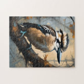 笑魅力的い：クーカブラの油絵を描 ジグソーパズル (横)