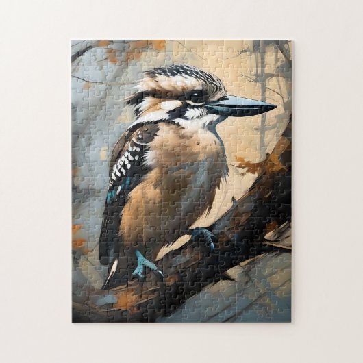 笑魅力的い：クーカブラの油絵を描 ジグソーパズル (縦)