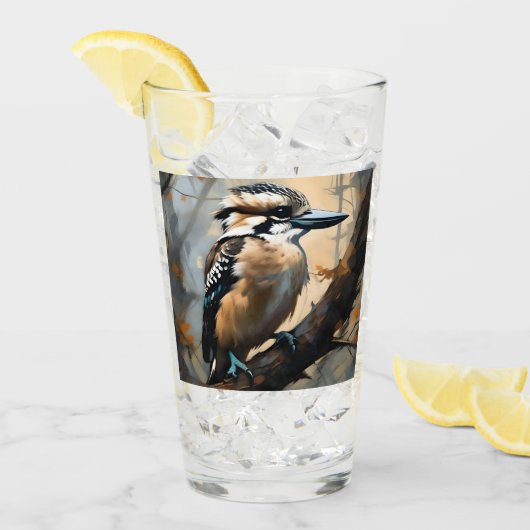 笑魅力的い：クーカブラの油絵を描 タンブラーグラス (アイス正面)