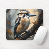 笑魅力的い:クーカブラの油絵を描 マウスパッド (マウス)