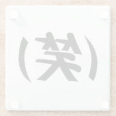 (笑) LOLスラング日本の語 ガラスコースター (裏面)