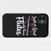 笛が大好きな女の子 Case-Mate iPhoneケース (裏面(横))