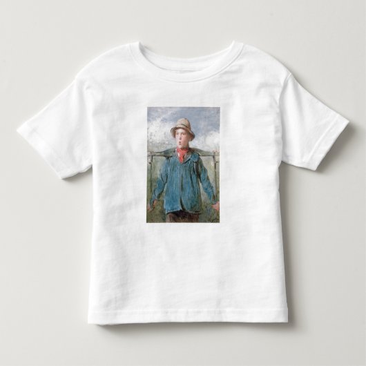 笛を吹く農場労働者、19世紀(w/cおよびbod トドラーTシャツ (正面)