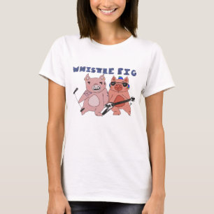 笛ブタのティー Tシャツ