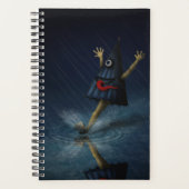 笠お化けひらがなチャートカスタマイズ可能な学生 プランナー手帳 (正面)