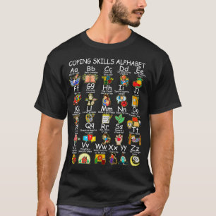 笠木アルファベットカウンセラーメンタルヘルス阿波 Tシャツ