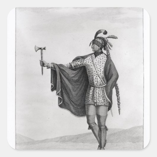 笠置インディアン スクエアシール (正面)