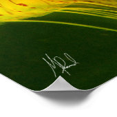 符号付きイエロークラゲ ポスター (角)