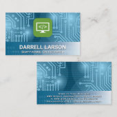 符号 | 回路基板 | バイナリコード 名刺 (正面/裏面)