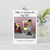 第おもしろいバースデーパーティ招待状 招待状 (スタンド正面)