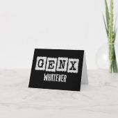 第おもしろい世代X世代X世代Xer世代X Anything カード (正面)