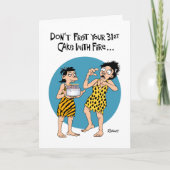 第おもしろい31誕生日 カード (正面)