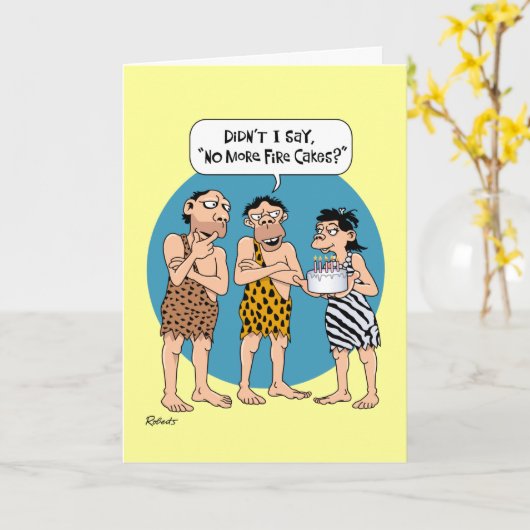 第おもしろい32誕生日 カード (黄色い花)