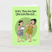 第おもしろい32誕生日 カード (正面)