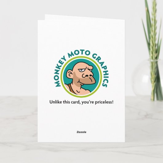 第おもしろい41誕生日 カード (裏面)