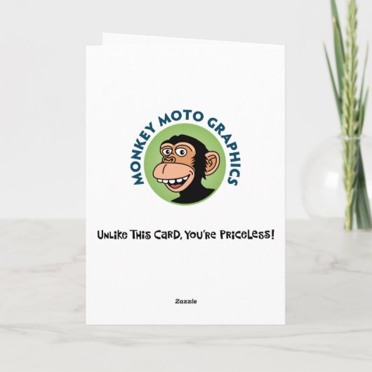 第おもしろい45誕生日 カード (裏面)