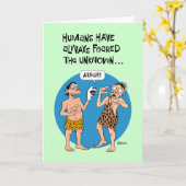 第おもしろい45誕生日 カード (黄色い花)