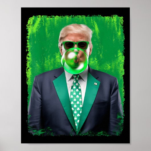 第おもしろい47期大統領St patricks day・アイルランド・トランプB ポスター (正面)