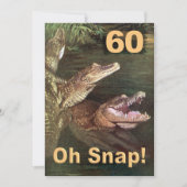 第おもしろい60バースデーパーティ招待状 招待状 (正面)